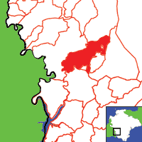 Whitchurch Location Map