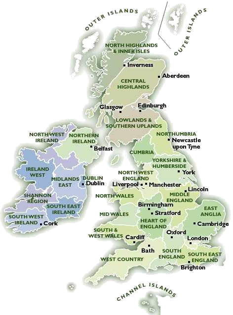 Map of United Kingdom